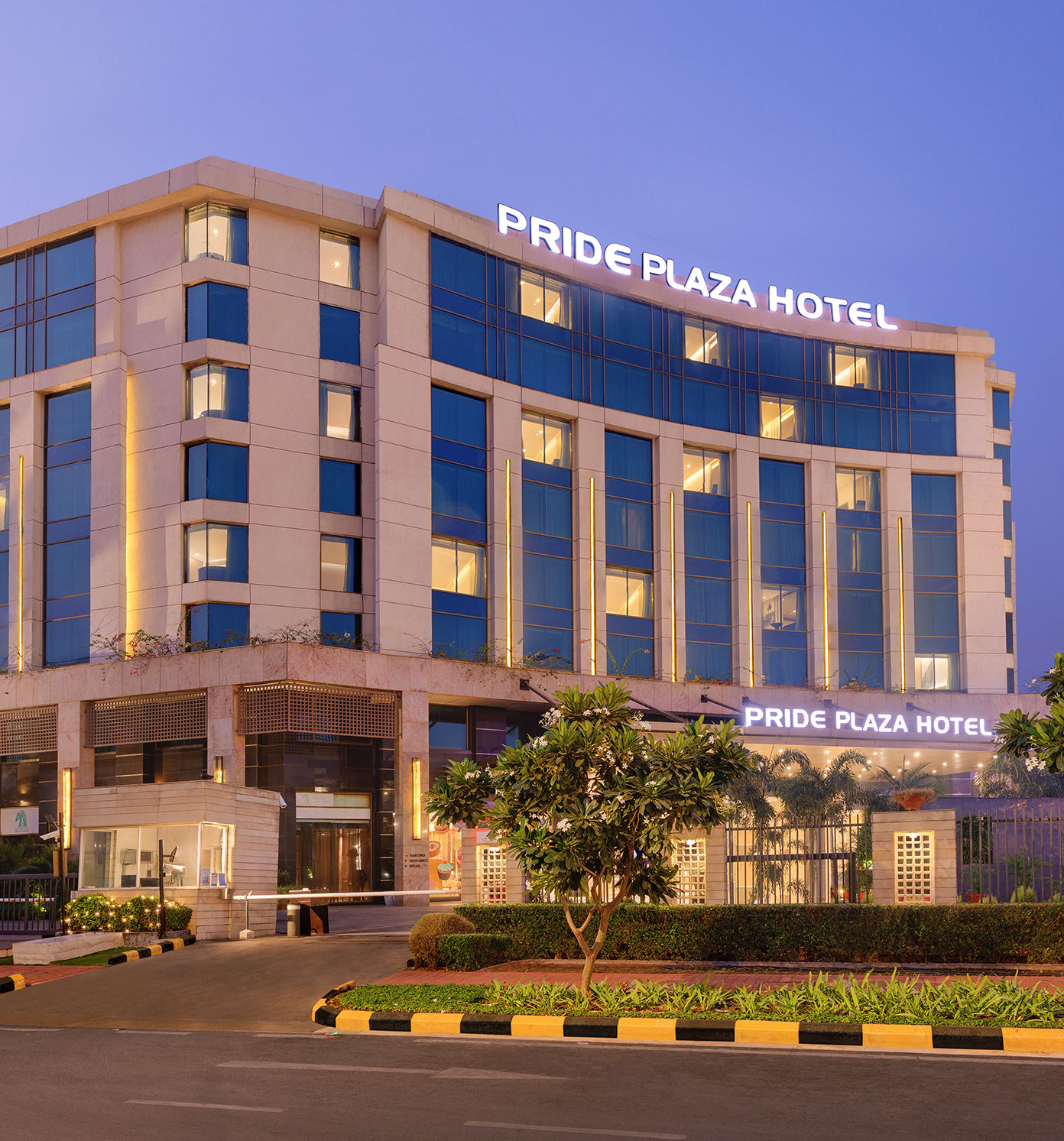 Facade of Pride Plaza Hotel New Delhi