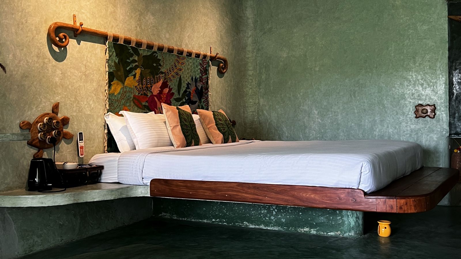 Bed in the room | Matsya Island Retreat