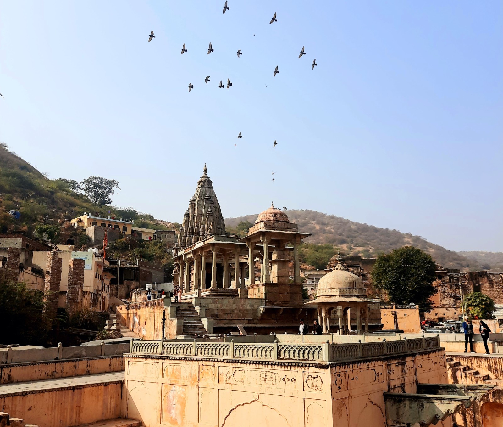 Exterior of a fort near Sariska