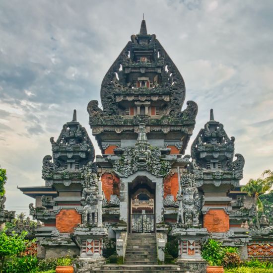 Facade of temple