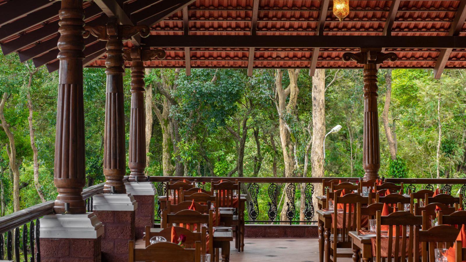 restaurant front view - Tapovana, Sakleshpura