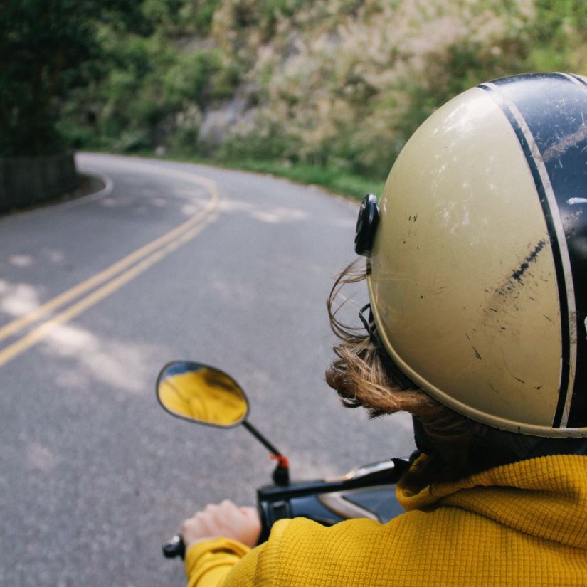 Symphony Samudra Port Blair - A rider wearing a helmet