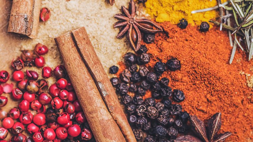 spices pictured inside of a Spice Plantation