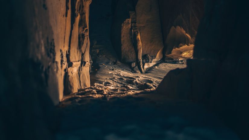 a cave 