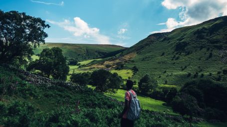 Thumbnail man enjoying a landscape