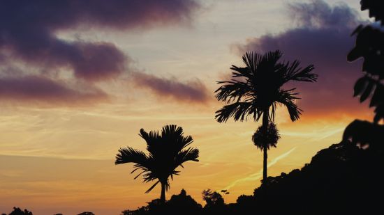 sunset in Port Blair