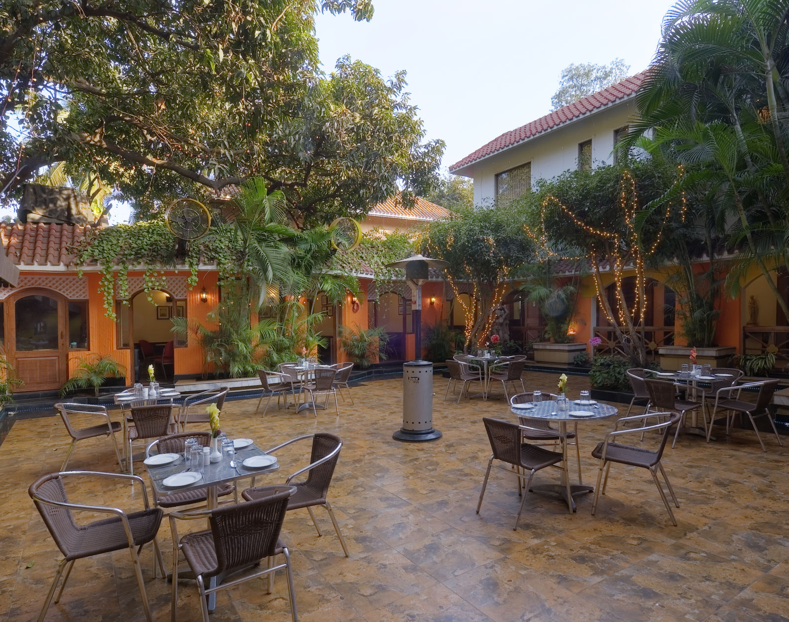 outdoor seating space of the restaurant - Mayfair, Rourkela 1