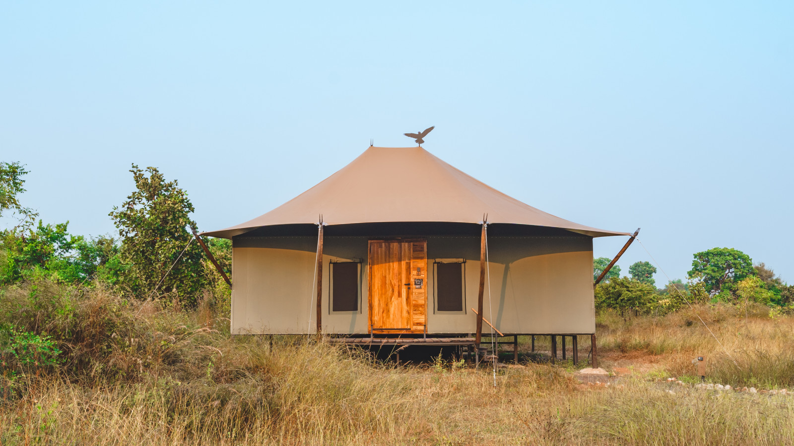 Image of an accommodations surrounded by nature  - Trees N Tigers Tadoba