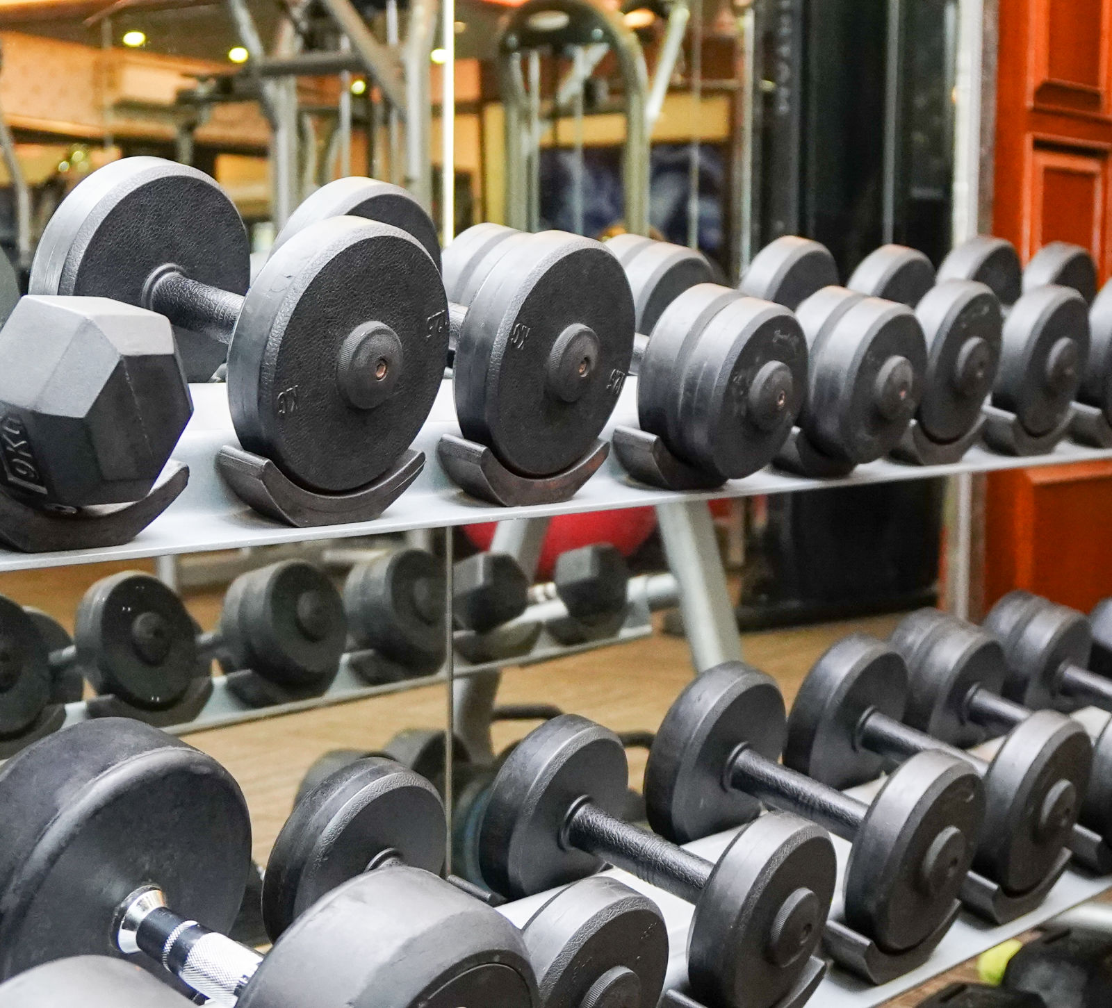 gym equipment in the fitness centre - Mayfair Lagoon, Bhubaneswar 2