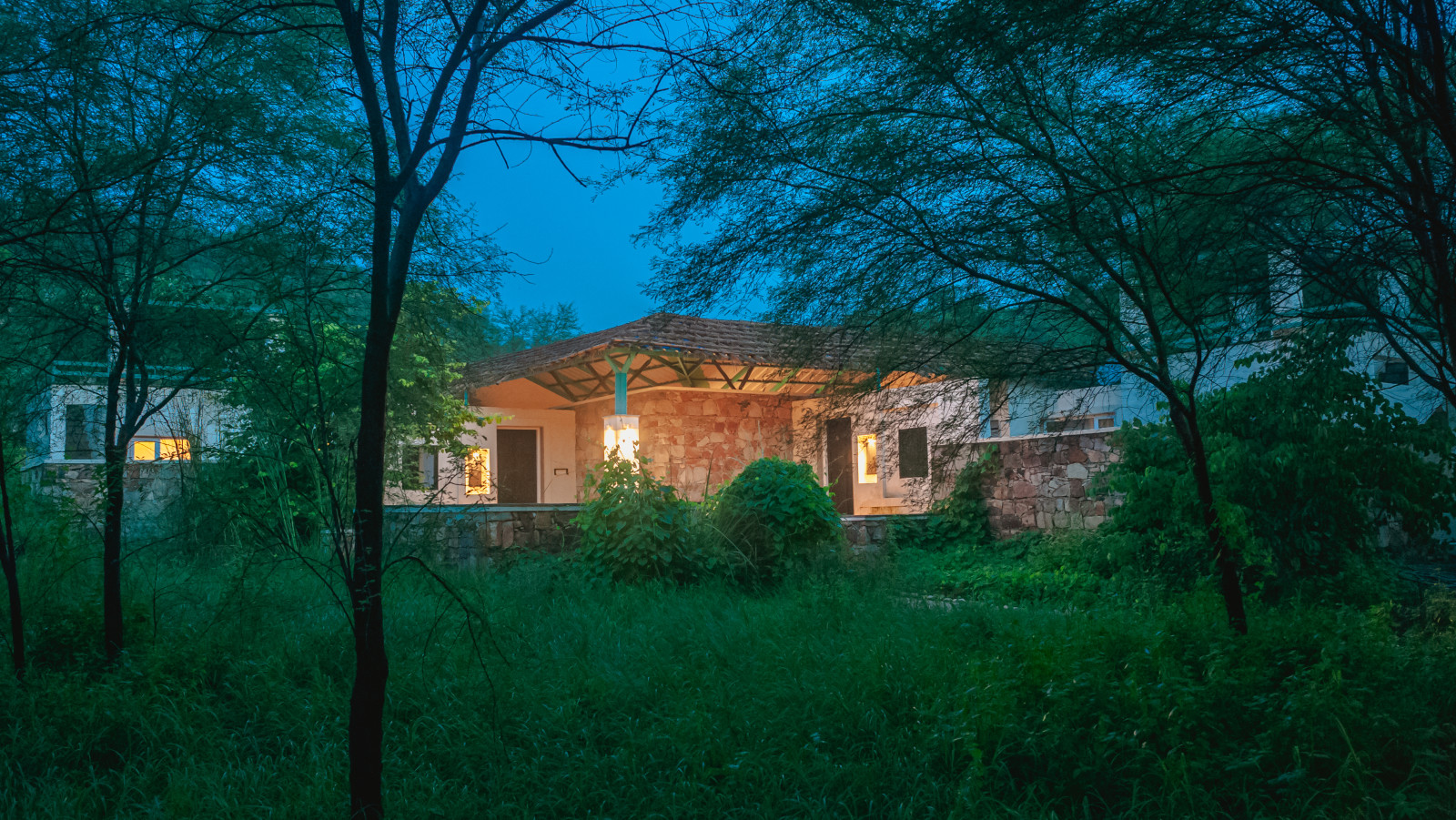 The exteriors of our cottages - Trees N Tigers, Sariska