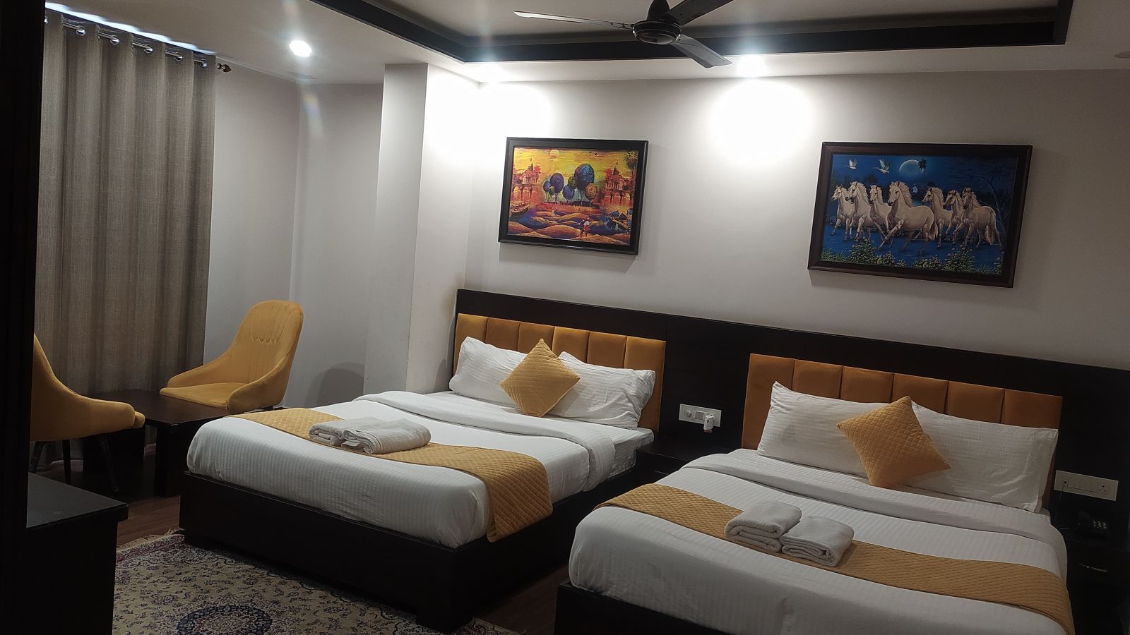 Interior of Tangelos Room at Fressotel Shanti Heritage, Haridwar 2