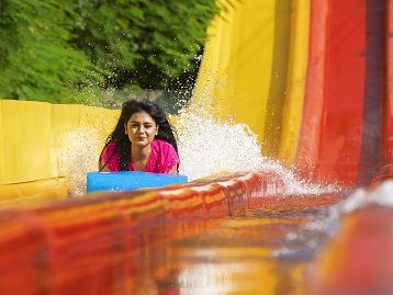 Bengaluru Uphill Racers - wet slide