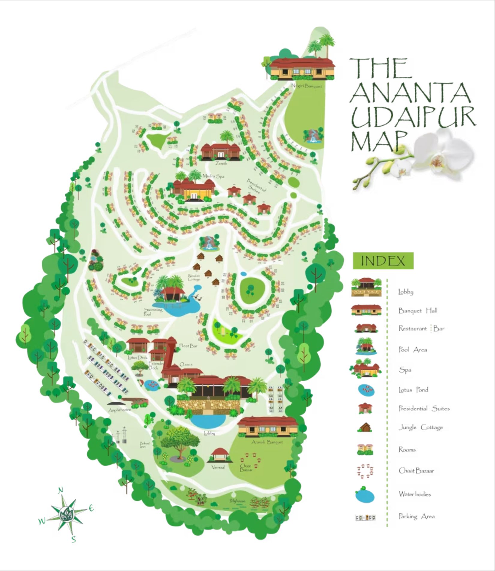 Ananta Resort Map FINAL