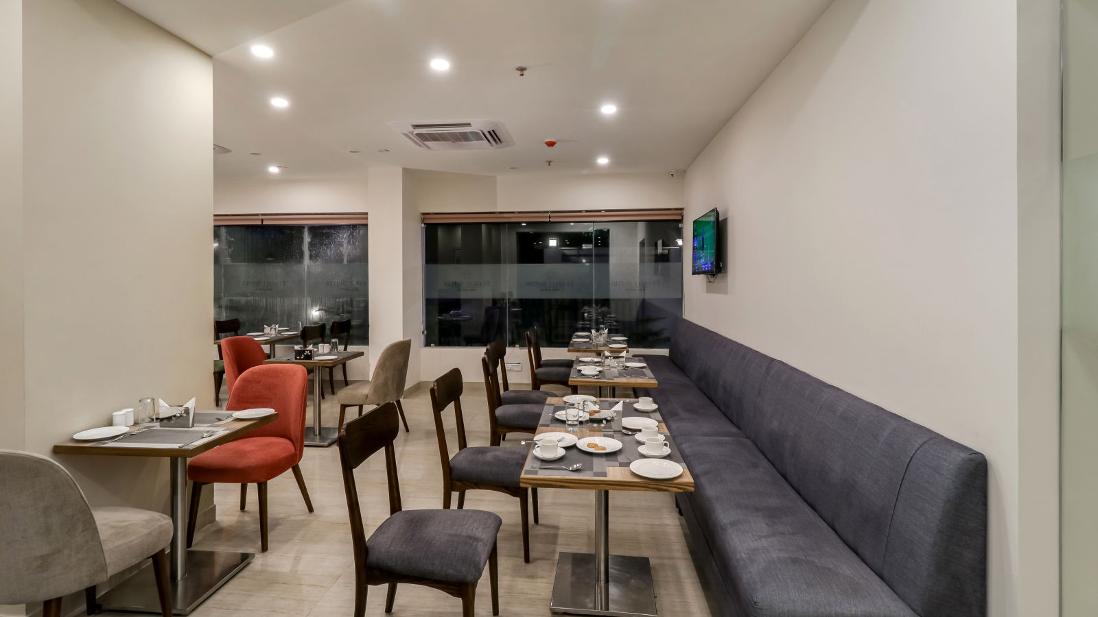 Restaurant Seating view - Starlit Suites Newtown, Kolkata