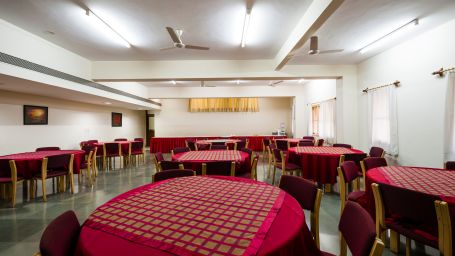 Saiacs CEO center  Hotel SAIACS CEO Centre Bangalore - Gulmohar-Dining hall