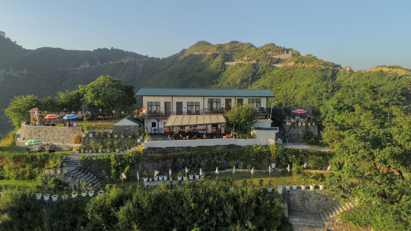 view of Kothli Hills and the lush hills surrounding the property