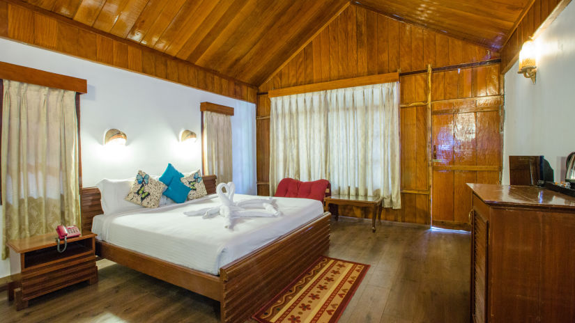 interior of a bedroom at Symphony Palms, Havelock