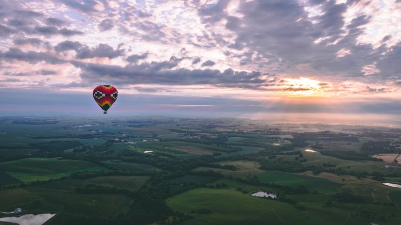 hot air balloon ride