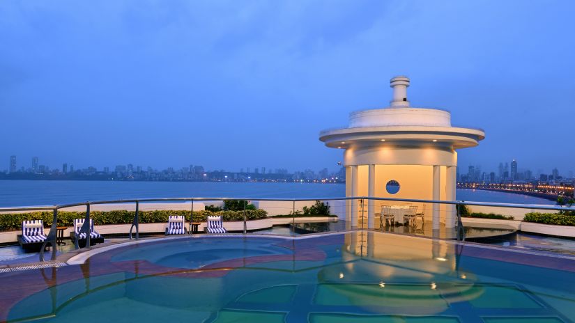 The Allamanda terrace at Hotel Marine Plaza Mumbai