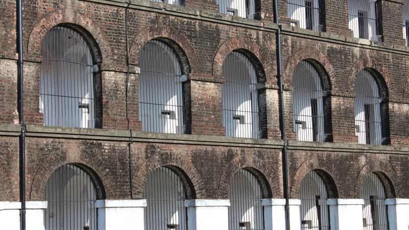 exterior of Cellular Jail in Andaman