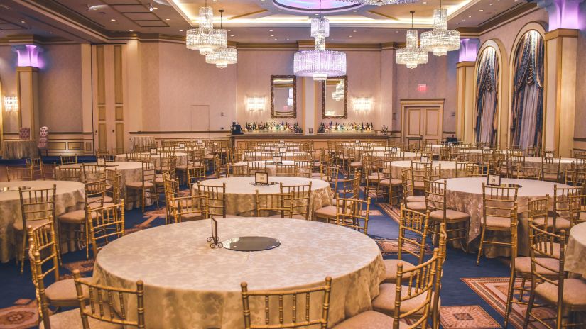 a picture of the banquet hall at Mount Queen Hills Resort