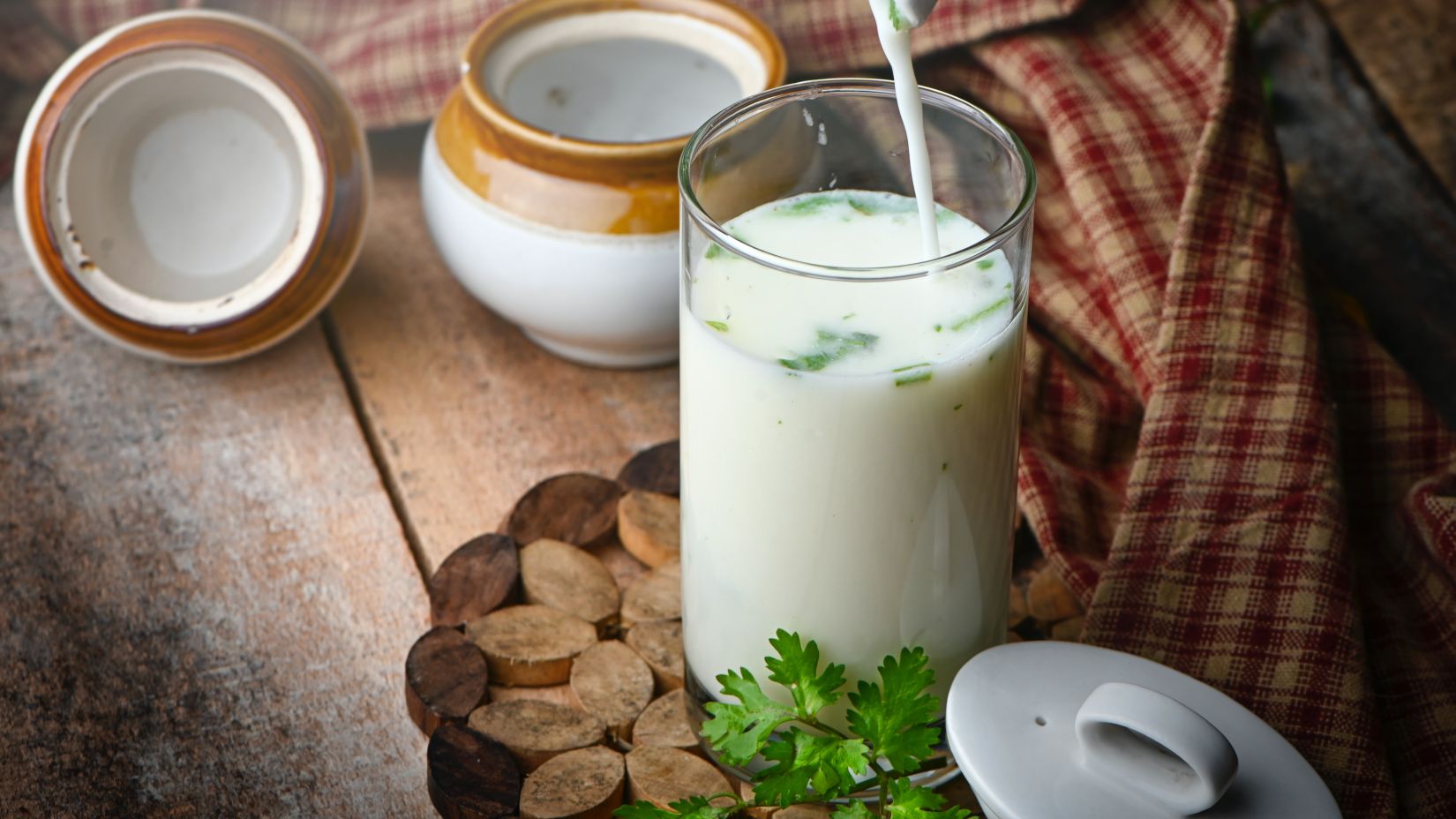 Buttermilk in glass