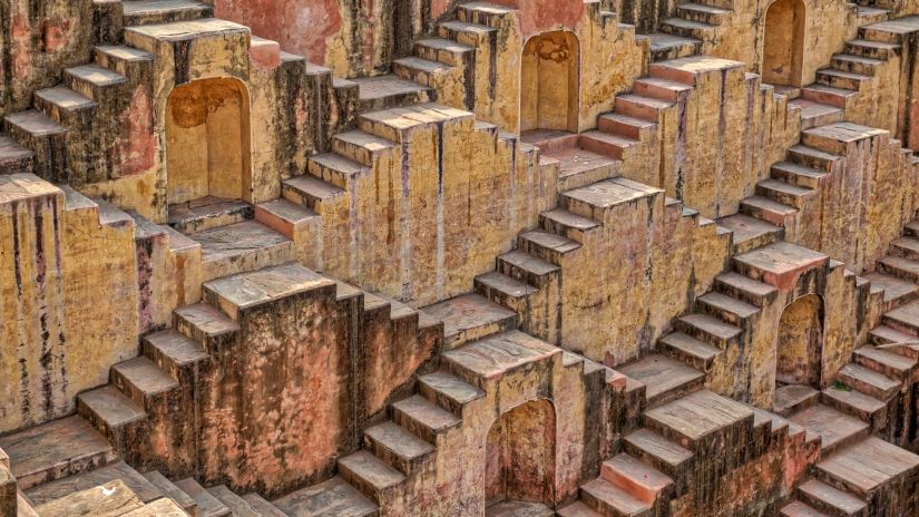 Stepwell at Chand Baori, Abhaneri, Alwar