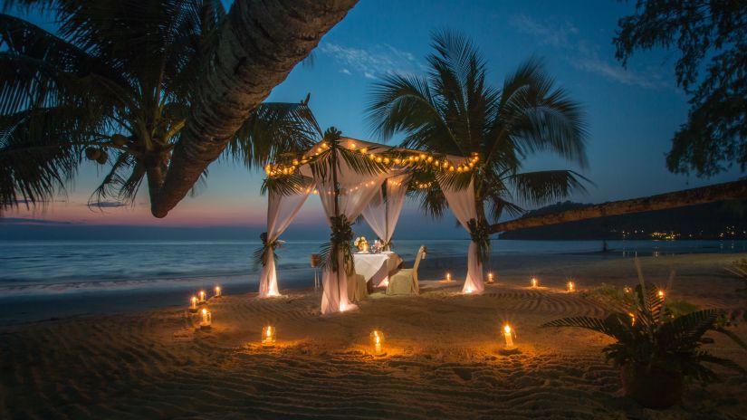 white canopy tent on beach - Symphony Samudra Beachside Jungle Resort And Spa, Port Blair