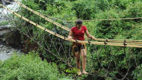 Rope Climbing at Nature Trails