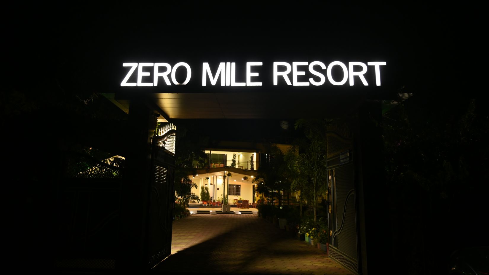 Entrance of Zeromile by Wedlock Greens, McCluskieganj