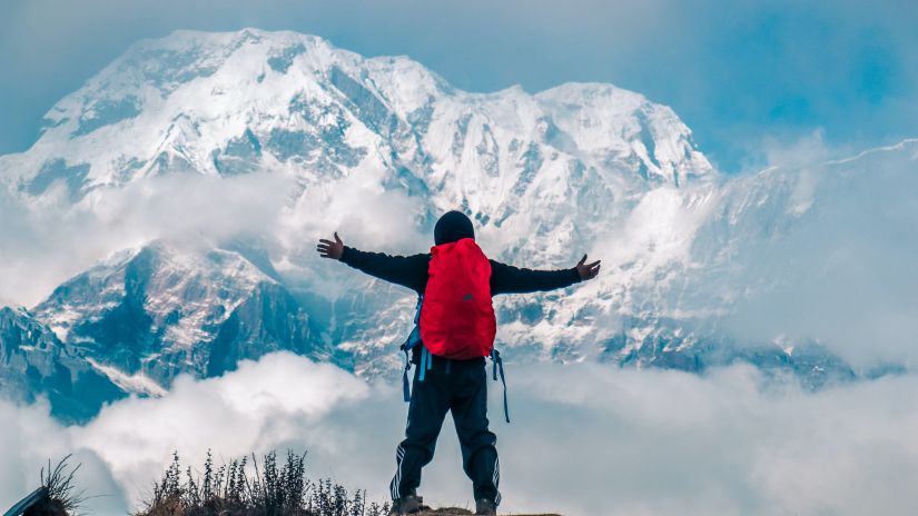 Digantaa Resort - image of a man trekking