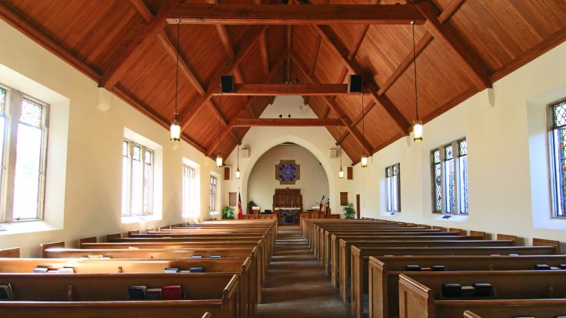 interior of a church