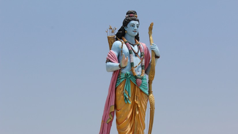 a statue of lord rama