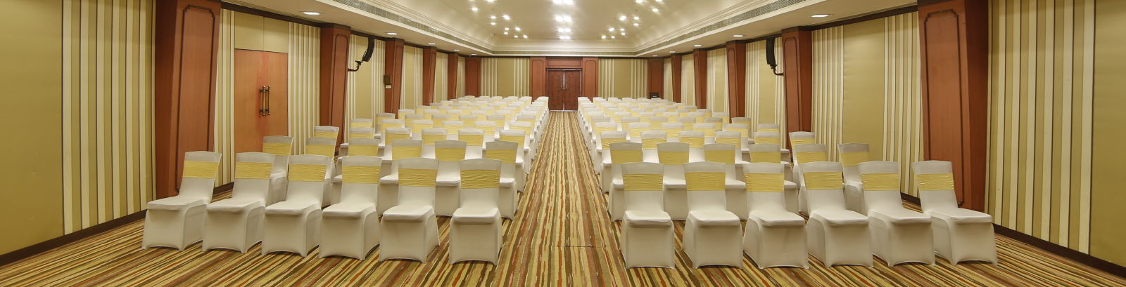  Seating arrangement in Terrace Hall at Sitara Luxury Hotel