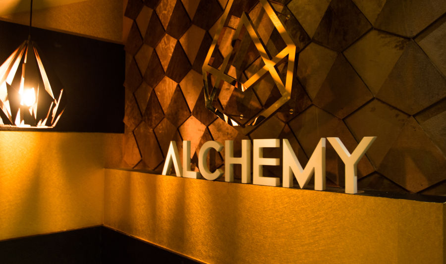 alt-text Signage of  Alchemy, our in-house bar in Chennai 43