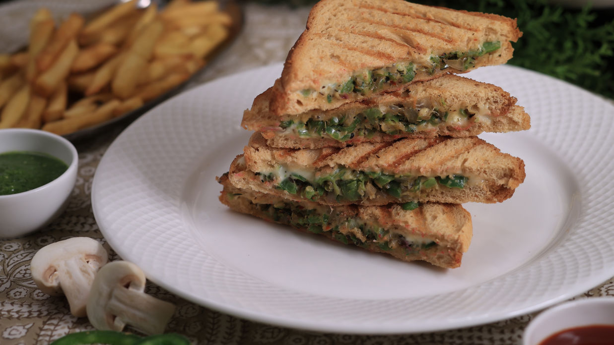 sandwhiches served on a plate - Lamrin Boutique Cottages Rishikesh