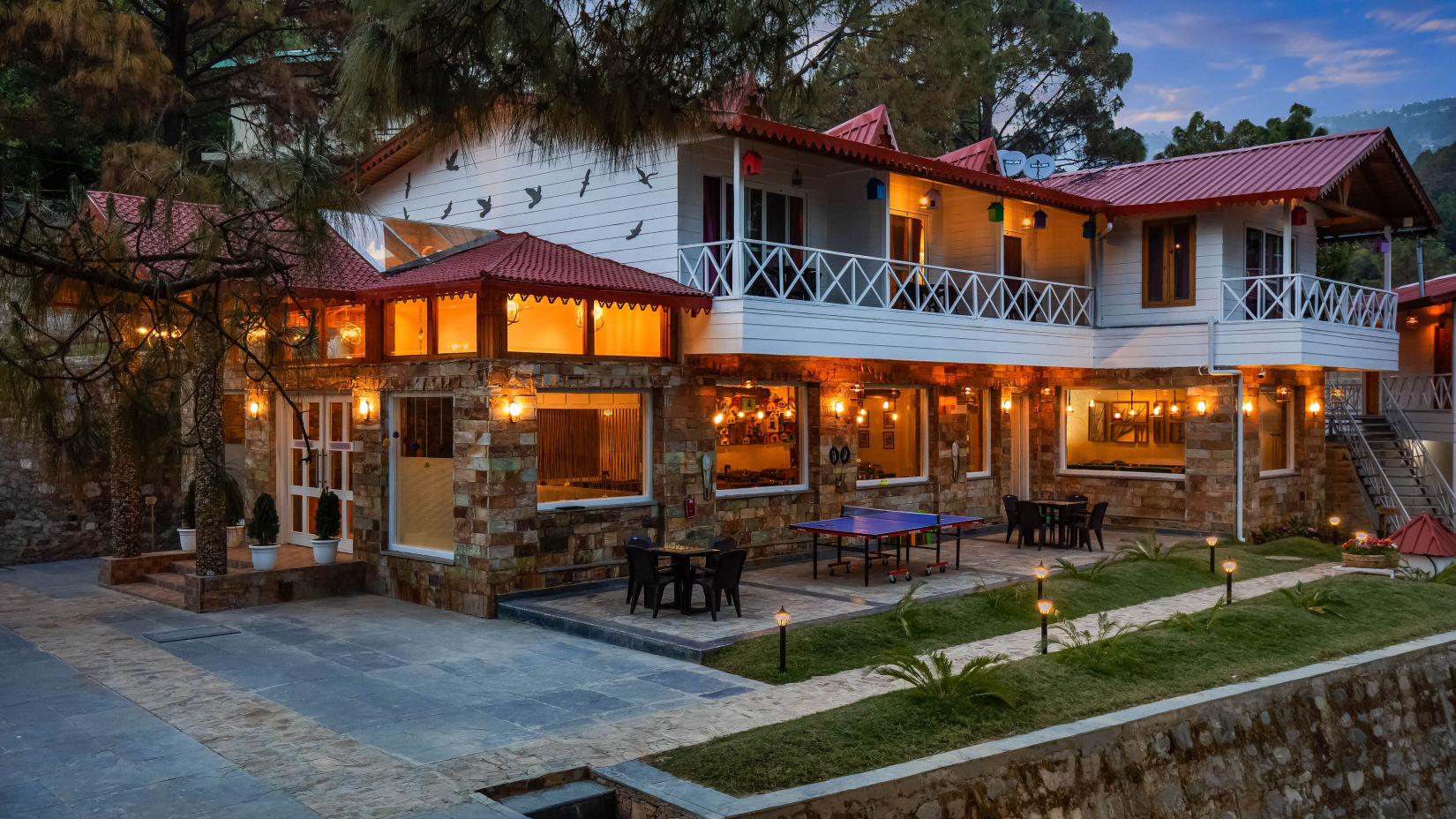 Facade of The Nature's Green Resort, Bhimtal