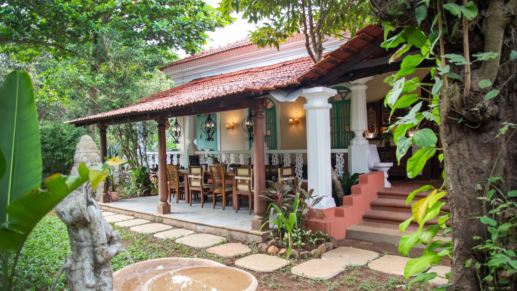 cottages facade front view  @ Lamrin Ucassaim Hotel, Goa