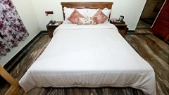 White bed in Family Suite