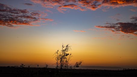 A sunset in Nairobi National Park