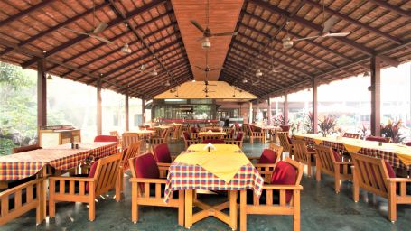 Damanganga Valley Resorts Pvt Ltd - the seating space at the Coffee Shop