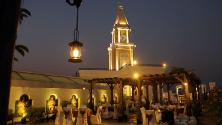 Rooftop Clock Tower