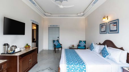 view of the deluxe room at Maan Vilas by Stone Wood, Udaipur