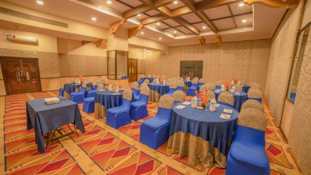 event halls with seating arrangement done  2 - The Orchid Hotel Pune