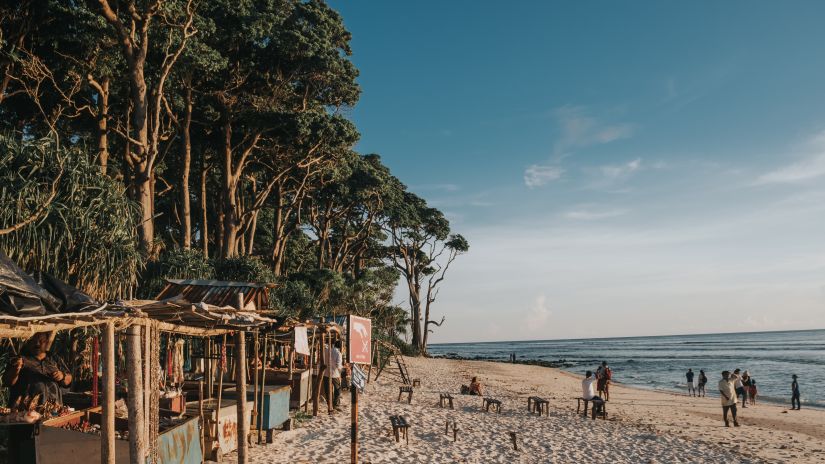 view of a beach