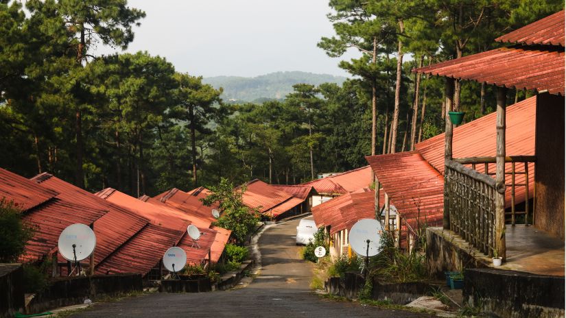 a winding village road 2