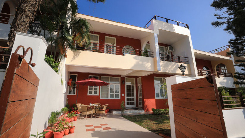 Entrance of the hotel - Lamrin Boutique Cottages Rishikesh