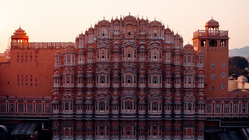 Neemrana Tijara Fort Palace - View of Jaipur palace