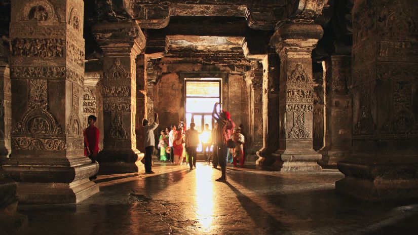 the intricate architecture of the temple interiors - Tharangambadi Places to Visit