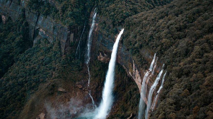 Nohkalikai Waterfalls